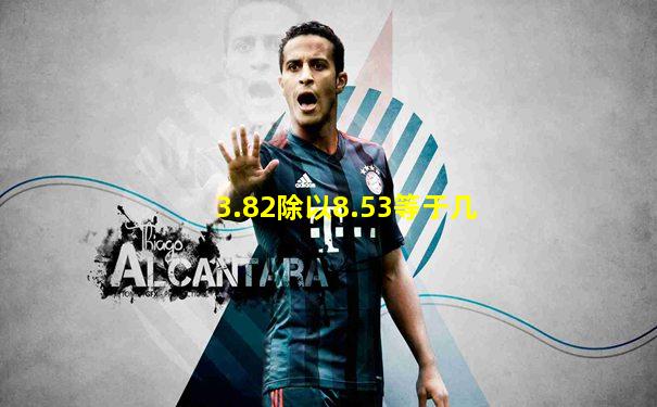 3.82除以8.53等于几