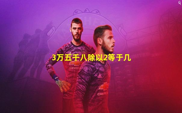 3万五千八除以2等于几