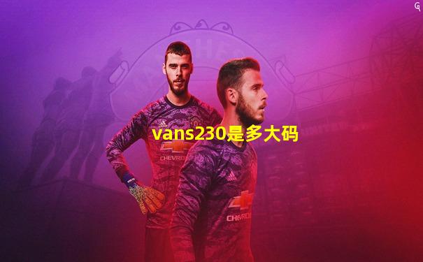 vans230是多大码